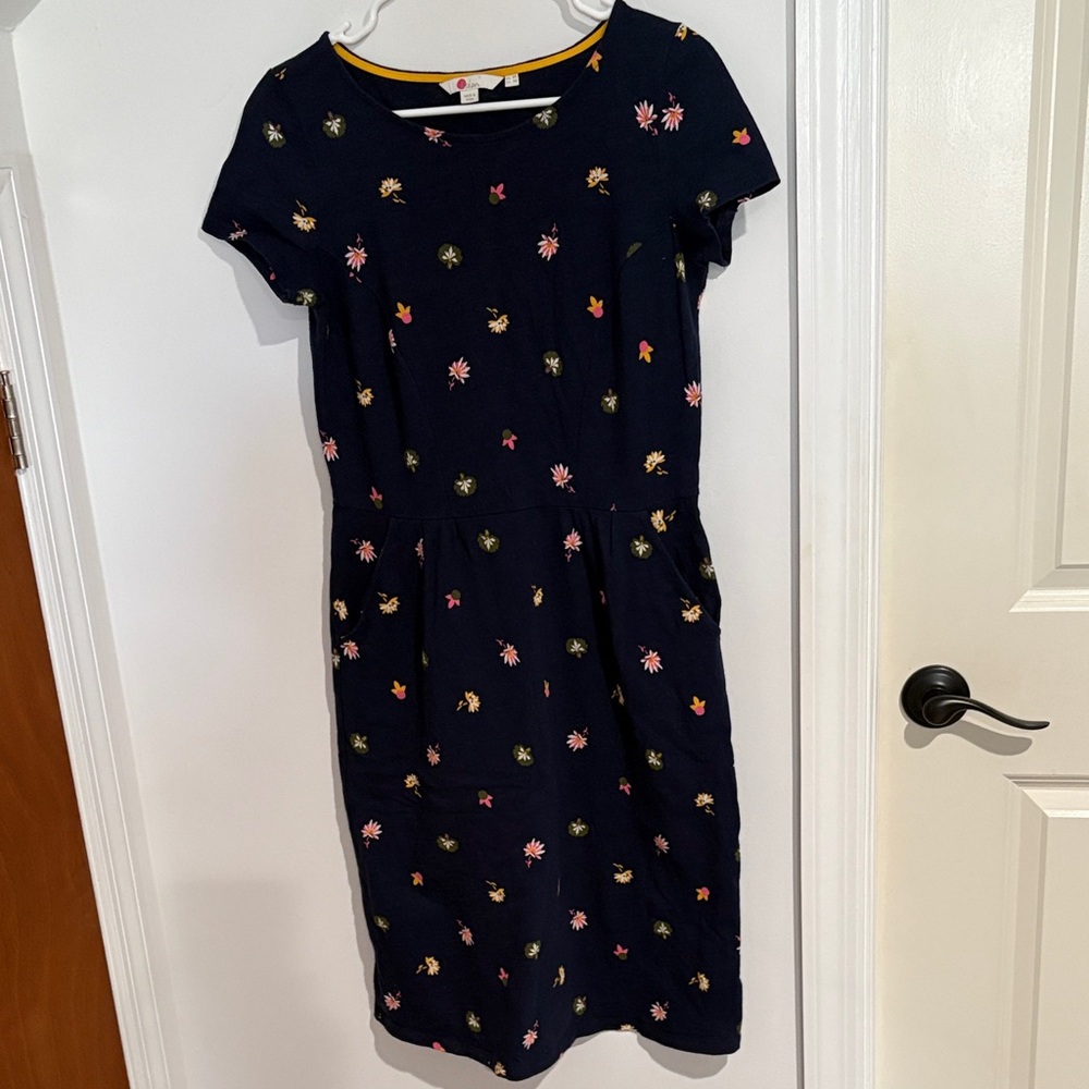 Boden Phoebe Navy Floral Dress